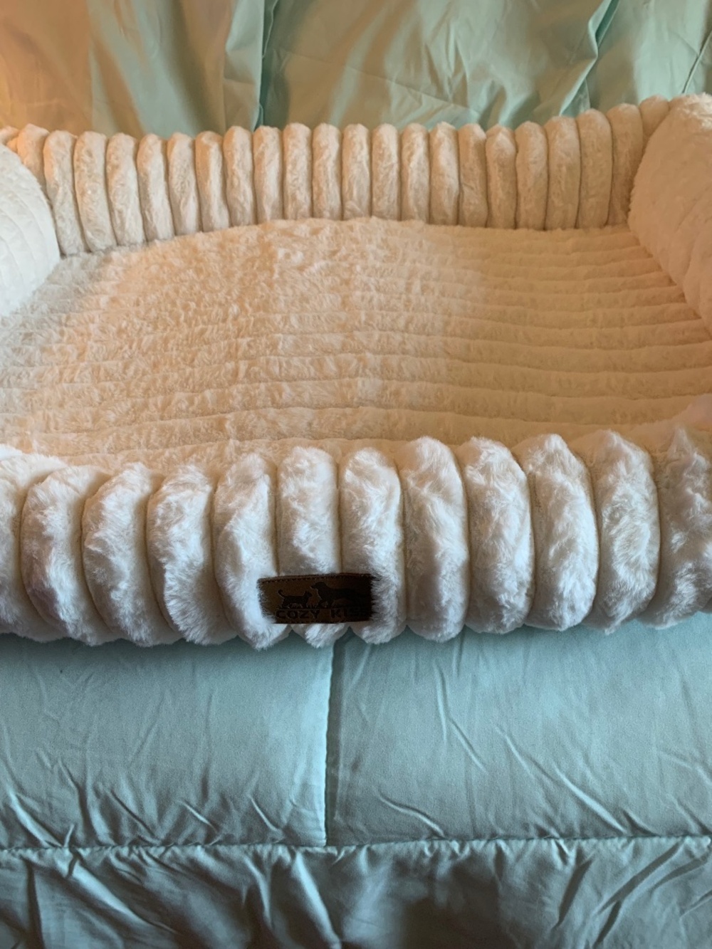Orthopedic Dog/Cat/Puppies - Pet Bed for Medium/Large Pets - Washable Rectangle
